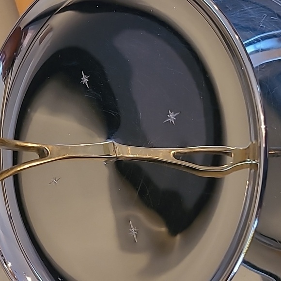 RIVIERIA Atomic MCM Two Tiered Chromeware Tidbit Petit Fours Serving Tray - Picture 3 of 16